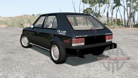 Dodge Omni Shelby GLHS 1986 para BeamNG Drive