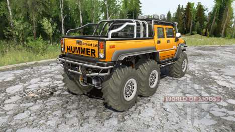 Hummer H2 SUT 6x6 para Spintires MudRunner