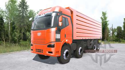 FAW Jiefang J6P 8x8 Dump Truck para MudRunner