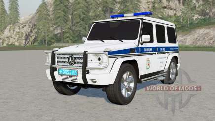 Mercedes-Benz G 55 AMG (W463) Policía para Farming Simulator 2017