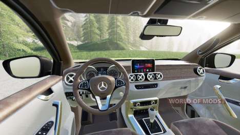 Mercedes-Benz X220d 4Matic (W470) 2018 para Farming Simulator 2017