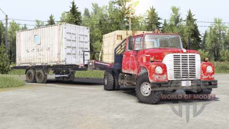 International Harvester Loadstar 1700 Crew Cab para Spin Tires