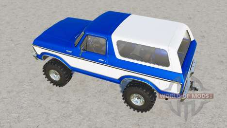 Ford Bronco Custom Wagon (U150) 1978 para Farming Simulator 2017