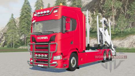 Scania S 730 timber truck para Farming Simulator 2017