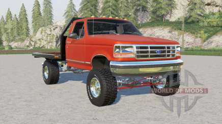 Ford F-150 Regular Cab flatbed para Farming Simulator 2017