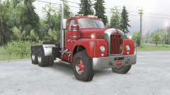 Mack B61 6x6 tractor truck para Spin Tires
