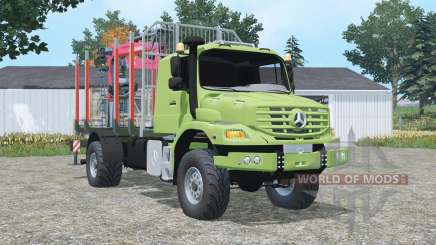 Mercedes-Benz Zetros 1833 A timber truck para Farming Simulator 2015