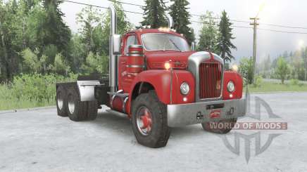 Mack B61 6x6 tractor truck para Spin Tires