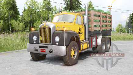 Mack B61 6x6 Chassis Cab para Spin Tires