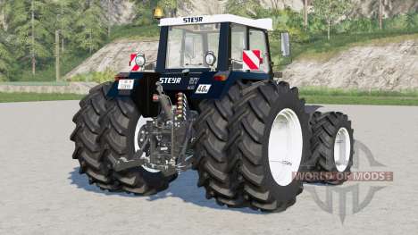 Steyr 8100 Turbo〡different tamaños de neumáticos para Farming Simulator 2017