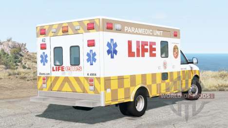 Gavril H-Series Life EMS Ambulance v2.0 para BeamNG Drive