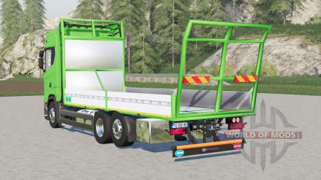 Scania serie S〡plataforma para bale v1.3.0.3 para Farming Simulator 2017