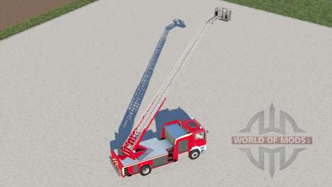 MAN TGM Fireman Ladder Truck para Farming Simulator 2017