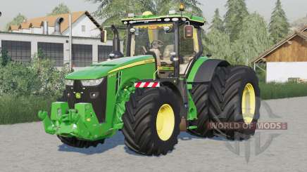 Configuraciones de ruedas 〡 realistas de la serie John Deere 8R para Farming Simulator 2017