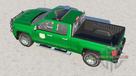 Chevrolet Silverado 1500 Taxi Doble〡Iowa DNR para Farming Simulator 2017