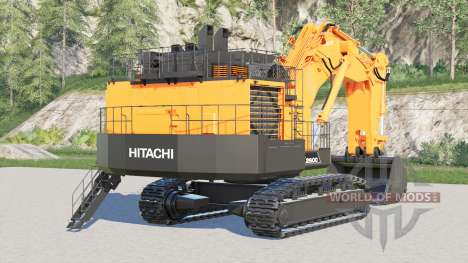 Hitachi EX2600〡con cubo para Farming Simulator 2017