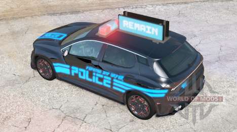Cherrier Vivace Cyberpunk Police para BeamNG Drive