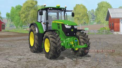 John Deere 6170M〡adhesor trasero móvil para Farming Simulator 2015