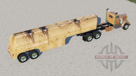 Kenworth 521〡con camión cisterna para Farming Simulator 2017