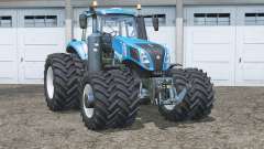 Las nuevas ruedas T8.435〡 de Nueva Holanda tienen colisión para Farming Simulator 2015