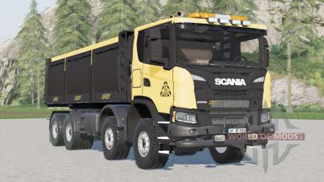 Scania G 370 XT 8x8 tipper〡FS Miners Edition para Farming Simulator 2017