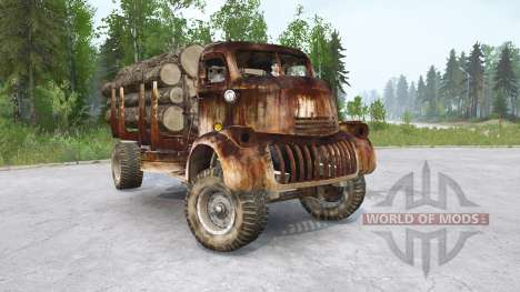 Chevrolet COE Timber Truck para Spintires MudRunner