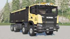 Scania G 370 XT 8x8 volquete 2017〡FS Miners Edition para Farming Simulator 2017