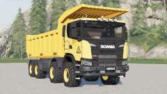 Scania G 370 XT 8x8 dump truck 2017 para Farming Simulator 2017