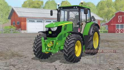 John Deere 6115M〡dos versiones tractores para Farming Simulator 2015