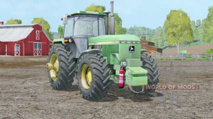 John Deere 4755〡especificaciones de partículas de rueda para Farming Simulator 2015