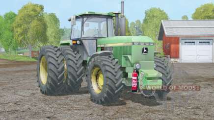 John Deere 4755〡dual ruedas traseras para Farming Simulator 2015