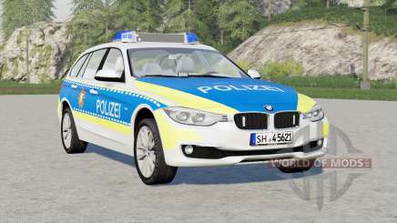 BMW 318d Touring Polizei FuStW (F31) 2015〡Schleswig-Holstein para Farming Simulator 2017