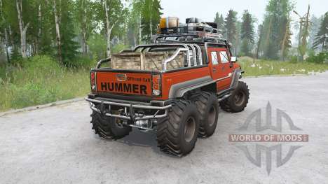 Hummer H2 SUƮ 6x6 para Spintires MudRunner