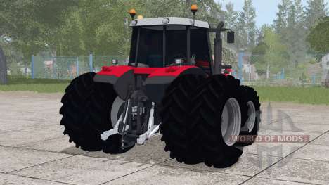Massey Ferguson 7415 ruedas traseras individuale para Farming Simulator 2017