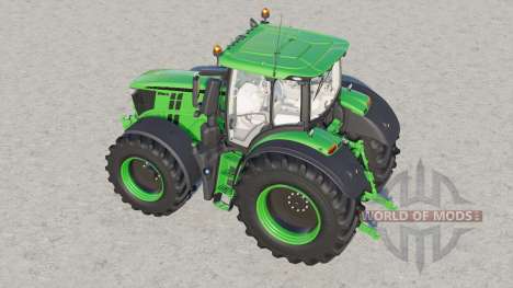 John Deere 6R serie〡wheels con diferentes llanta para Farming Simulator 2017