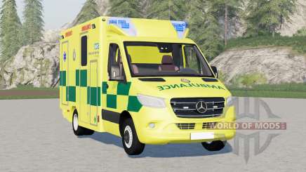 Mercedes-Benz Sprinter UK Ambulance para Farming Simulator 2017