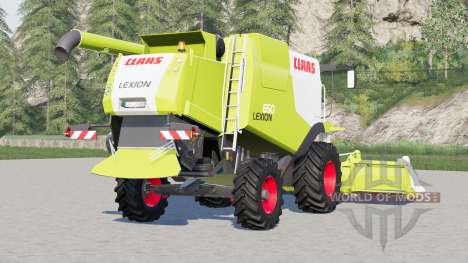 Claas Lexion 600〡 eje trasero inmueble para Farming Simulator 2017