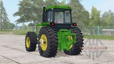 Serie John Deere 4050 con o sin guardabarros para Farming Simulator 2017