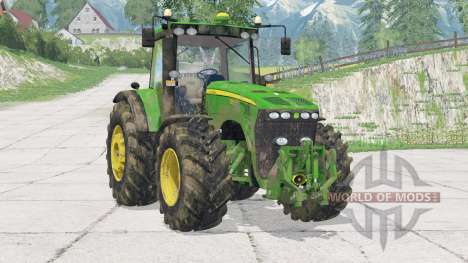 John Deere 8530〡new dynamic exhausting system para Farming Simulator 2015