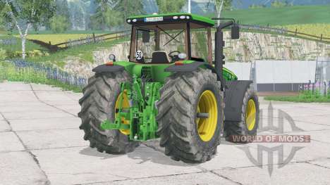 John Deere 8370R〡enganche delantero plegable para Farming Simulator 2015