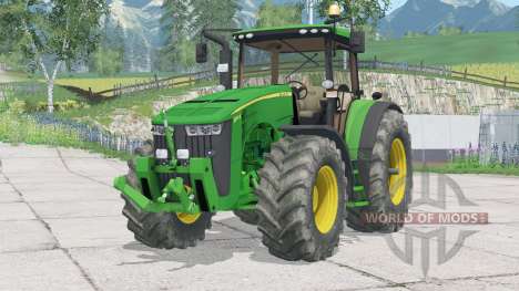 John Deere 8370R〡enganche delantero plegable para Farming Simulator 2015