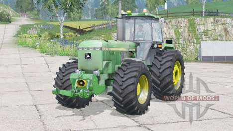 John Deere 4755〡dust de las ruedas para Farming Simulator 2015
