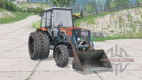 MTZ-82.1 Belarus〡with front loadeᶉ para Farming Simulator 2015