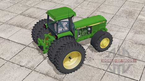 John Deere 4060 series〡selectable wheels para Farming Simulator 2017
