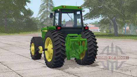John Deere 4060 series〡selectable wheels para Farming Simulator 2017