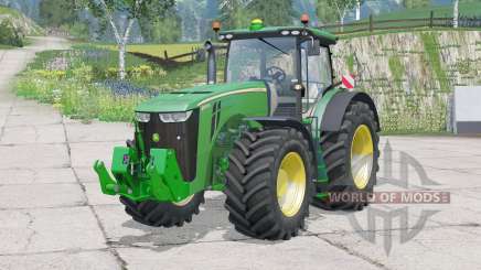 John Deere 8370R〡sistema de luces llenas para Farming Simulator 2015