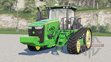 John Deere 8RT series〡incluye peso frontal para Farming Simulator 2017