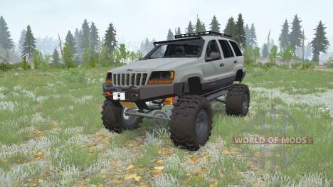Jeep Grand Cherokee Laredo (WJ) 1998〡 Off-Road para Spintires MudRunner