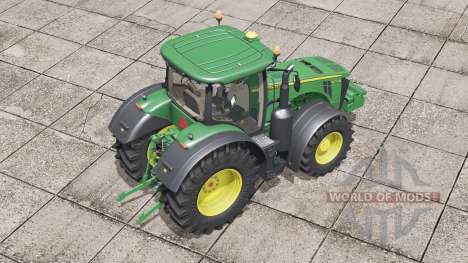John Deere serie 8R〡 frontal hidráulico o peso para Farming Simulator 2017