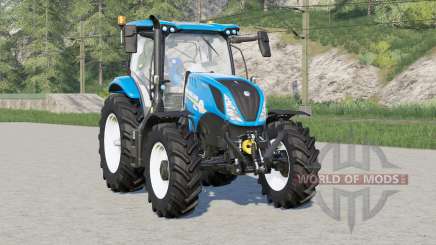 New Holland serie T6〡 con ruedas de hierro para Farming Simulator 2017